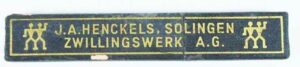 Straight razor in its Case, "J.A. Henckels"